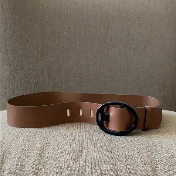 Marni brown leather belt main image 8
